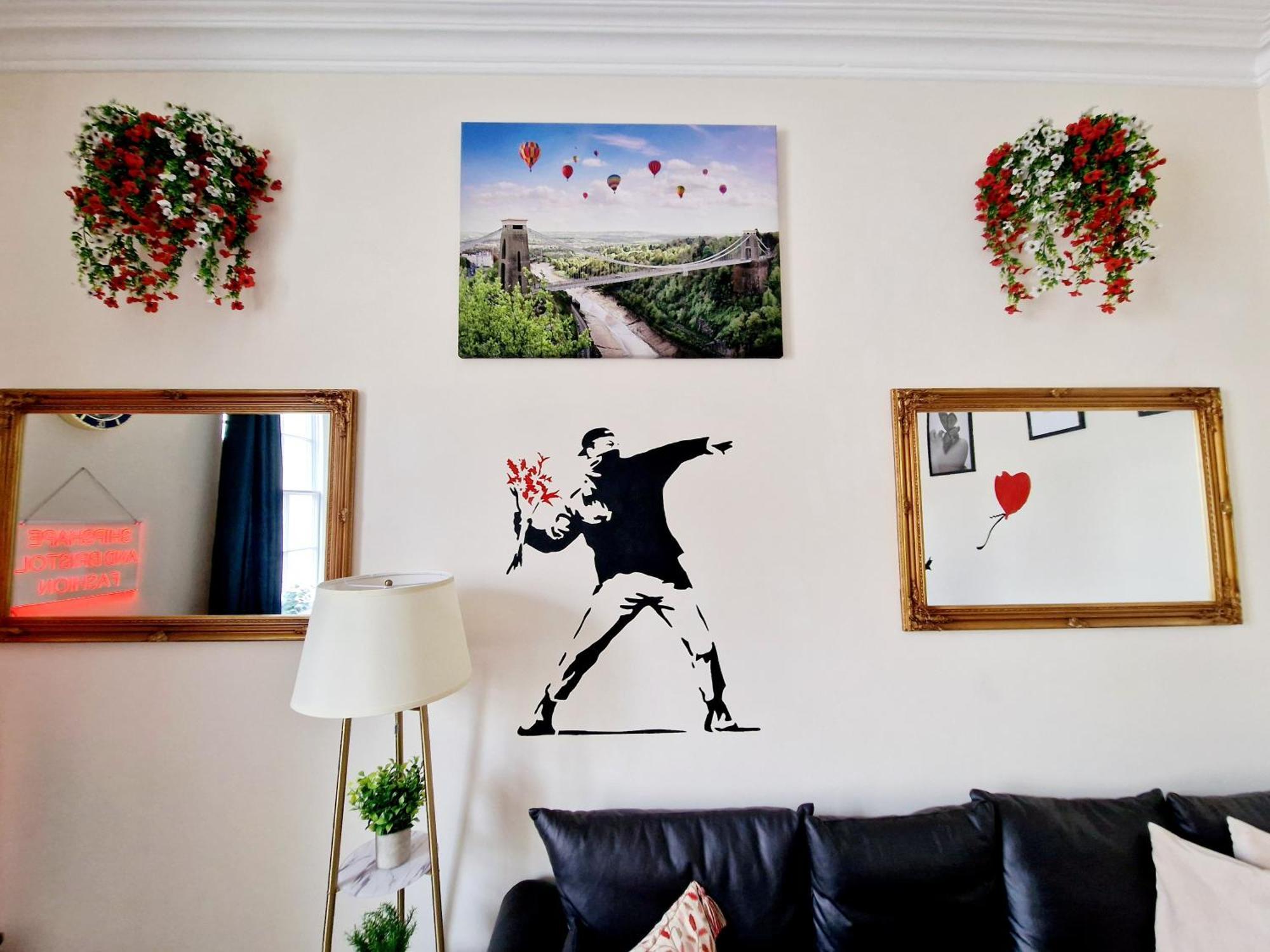 Apartment Clifton Nr Centre, Georgian Period Flat, Permit Parking X1, Garden